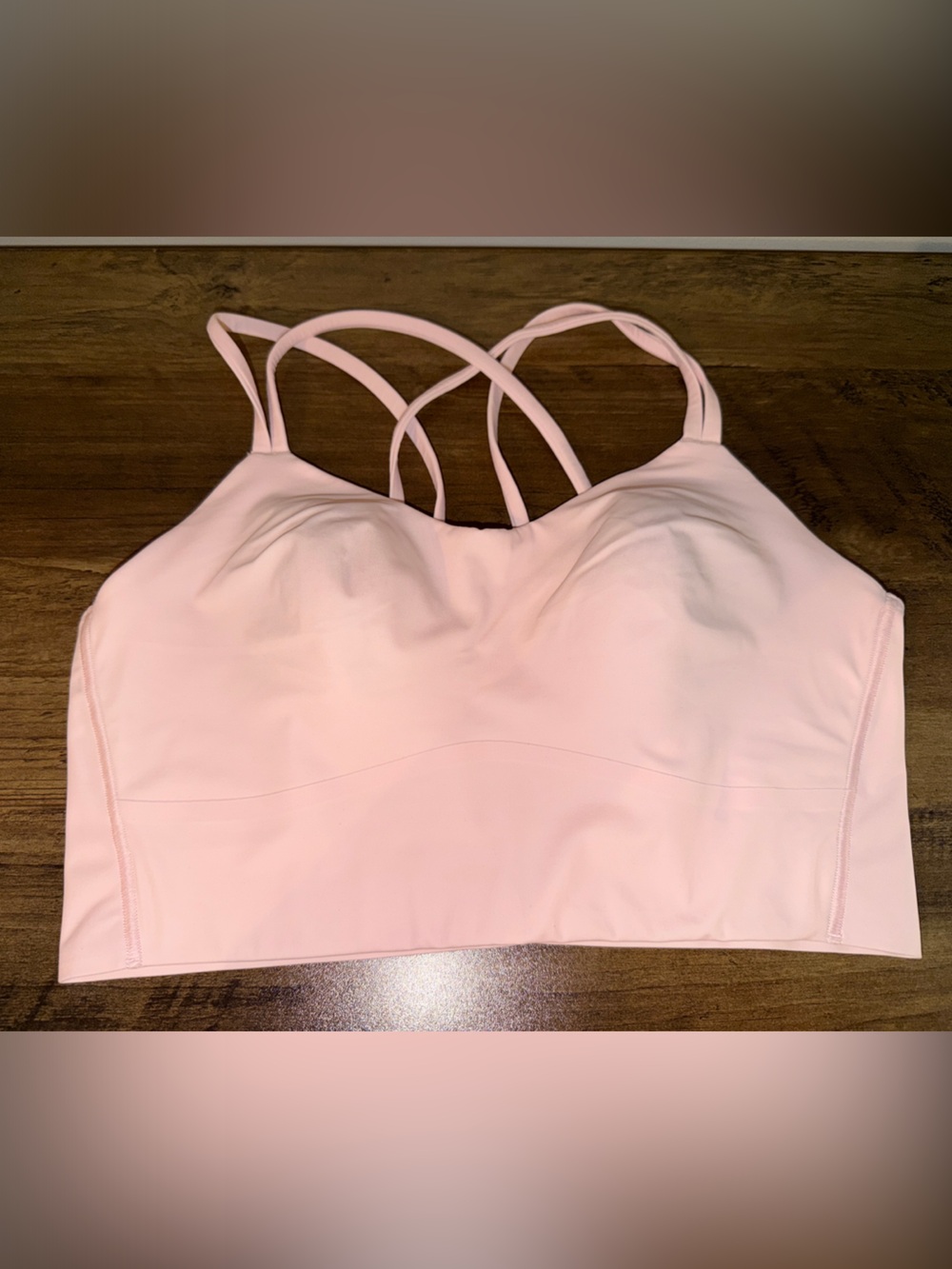 Lululemon longline Light Pink Strappy Bra Top - Women Intimates